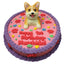 10" Round Cake for Pets with 3D Topper