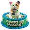 Custom Round Cake for Pets - 6 inches - with 3D Topper