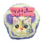 Small Paw Cake with Portrait for Cats - 4inch