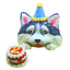3D Custom Kawaii Birthday Cake for Pets - 6 inches with 3-inch cake