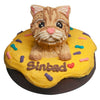 Donut Cake for Cats with 3D Topper 6inch