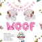 WOOF Balloon Set - Pink