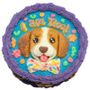 Small Round Portrait Cake for Dogs - 4inch