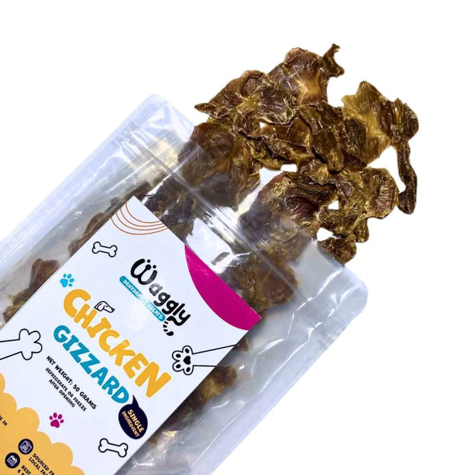 Dehydrated Chicken Gizzards for Dogs All Natural Dog Treat Make and Bake for Pets