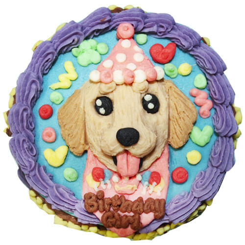 Bolo de Aniversário Redondo 400gr – Rossy Pets Bakery